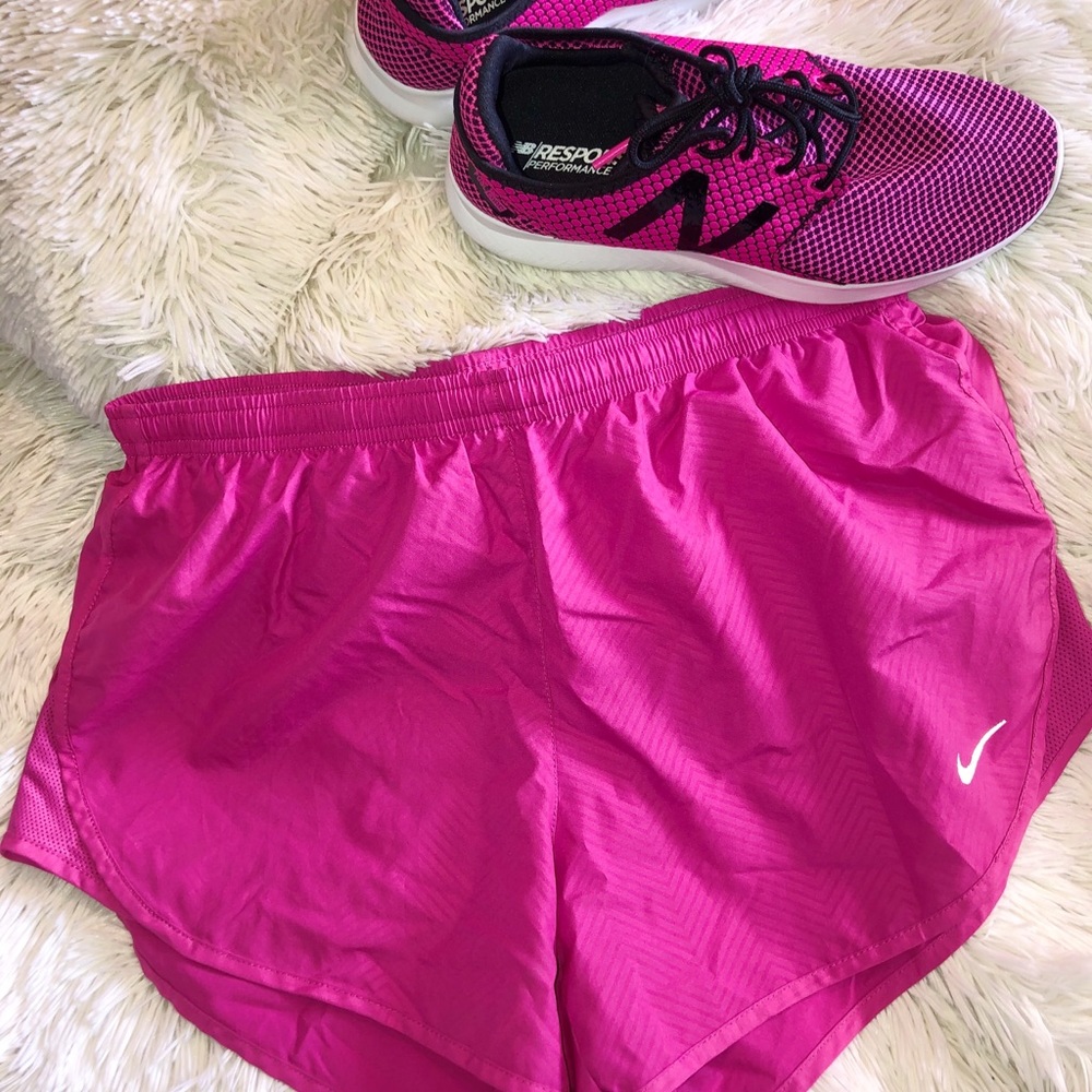 Nike dri-fit pink athletic shorts